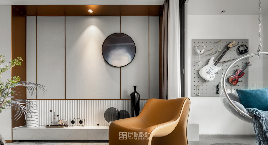 伊派設計丨涪江郡現(xiàn)代雅奢樣板房軟裝設計